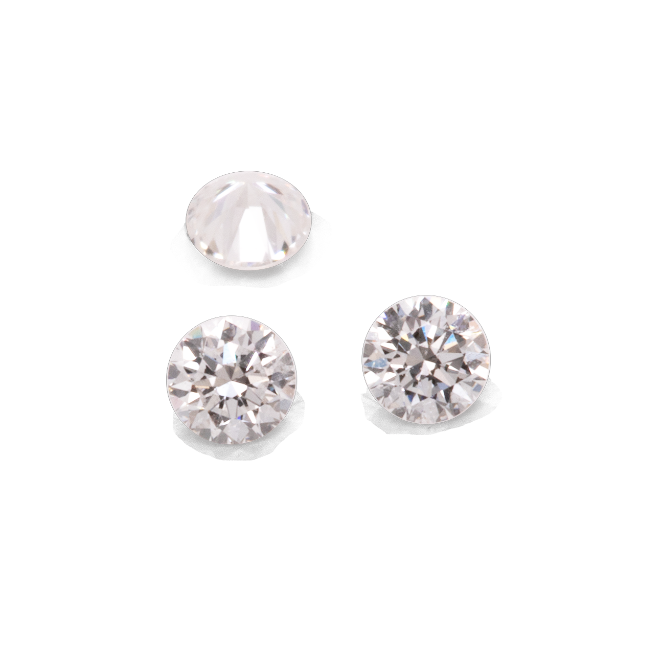 Diamond - white (TW), SI, round, 2.35 mm, approx. 0.05 cts, No. D11035