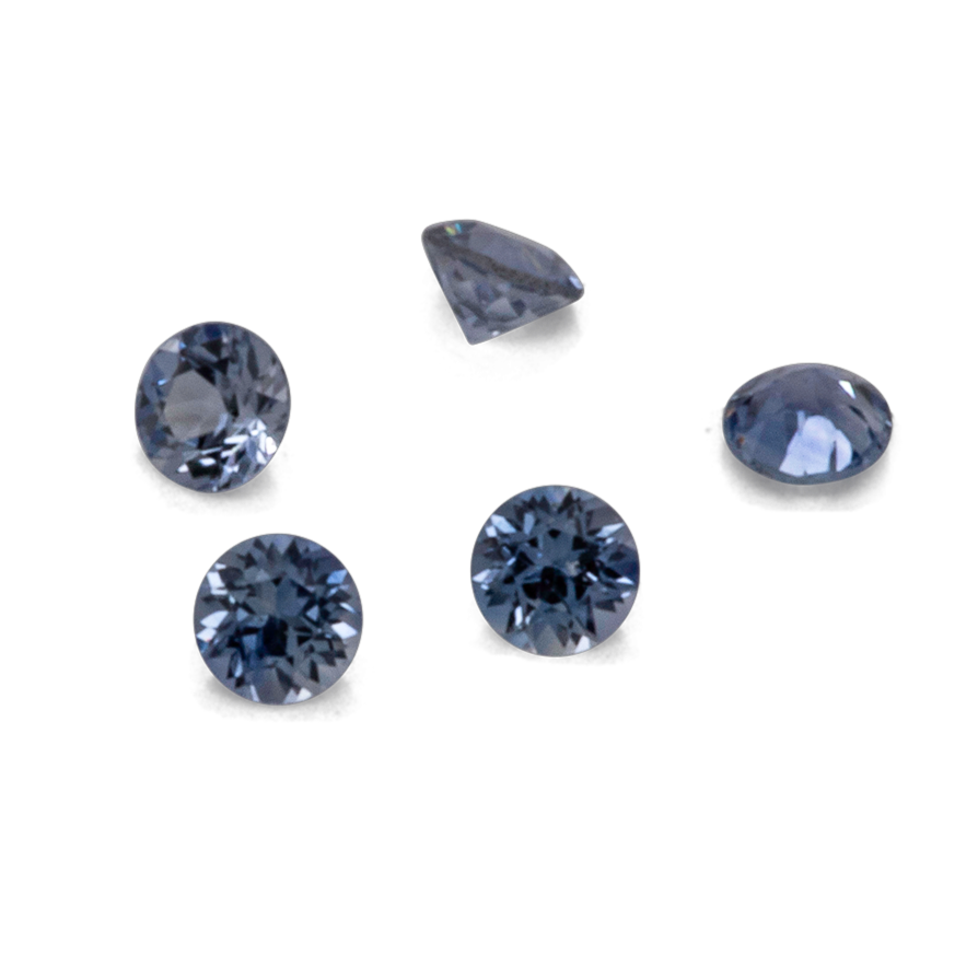 Saphir - blau, rund, 1x1 mm, 0.005 cts, Nr. XSR11146