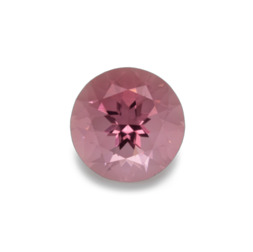 Tourmaline - pink, round, 7x7 mm, 1.29-1.59 cts, No. TR80001