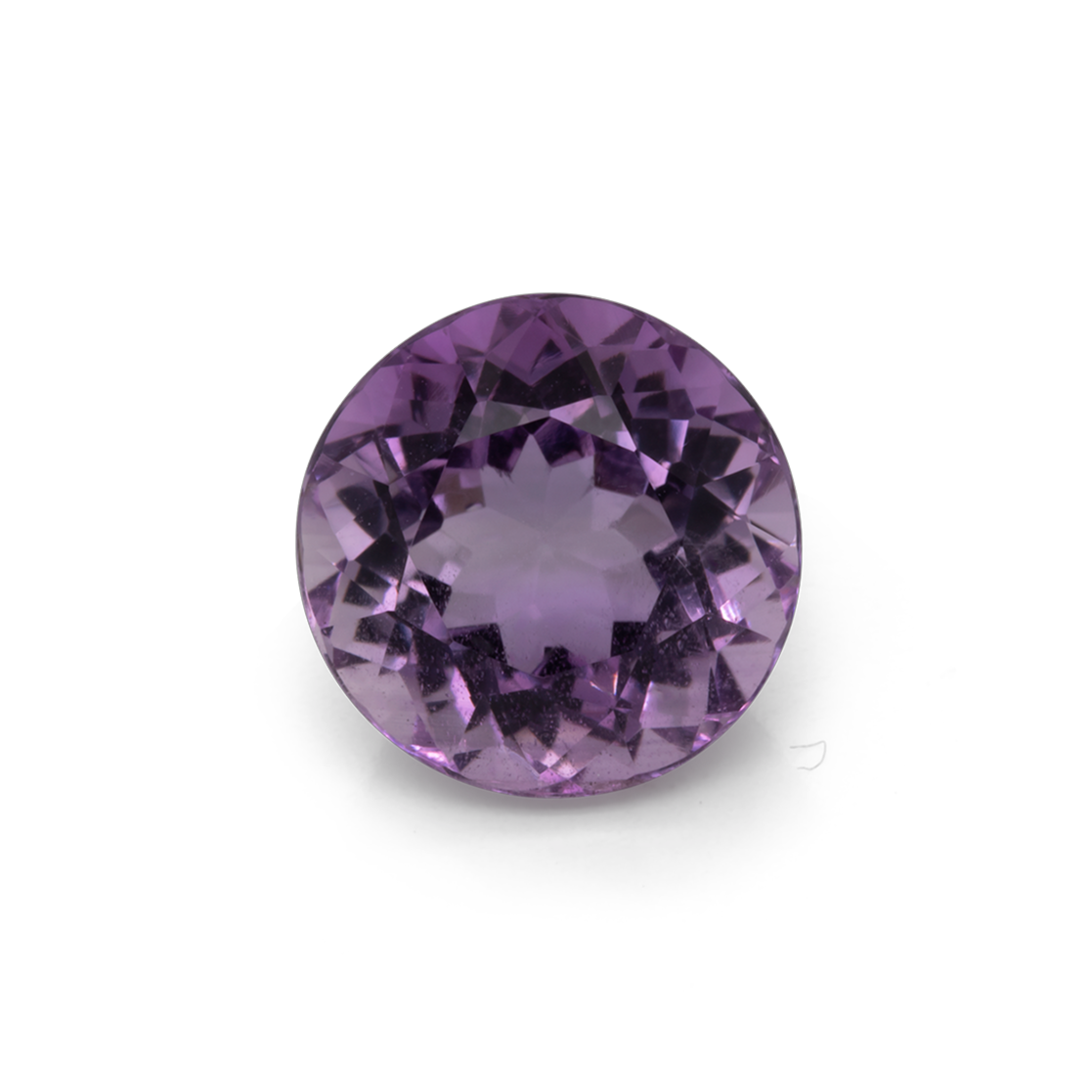 Amethyst - purple, round, 11.25x11.25 mm, 5.13 cts, No. AMY26001