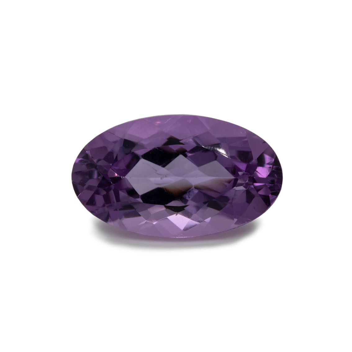 Amethyst - purple, oval, 14x8.2 mm, 3.30-3.90 cts, No. AMY53001