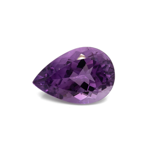 Amethyst - purple, pearshape, 19x13 mm, 11.31 cts, No. AMY66001