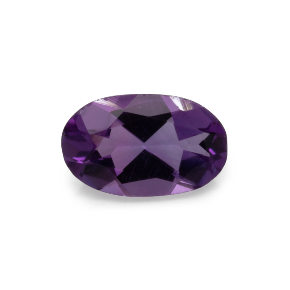 Amethyst - purple, oval, 5.1x3.1 mm, 0.18-0.21 cts, No. AMY45001