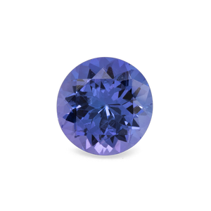 Tansanit - blau, rund, 6x6 mm, 1.00 cts, Nr. TZ43003