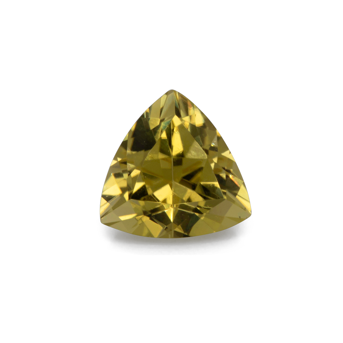 Turmalin - gelb, trillion, 5x5 mm, 0.44 cts, Nr. TR101311