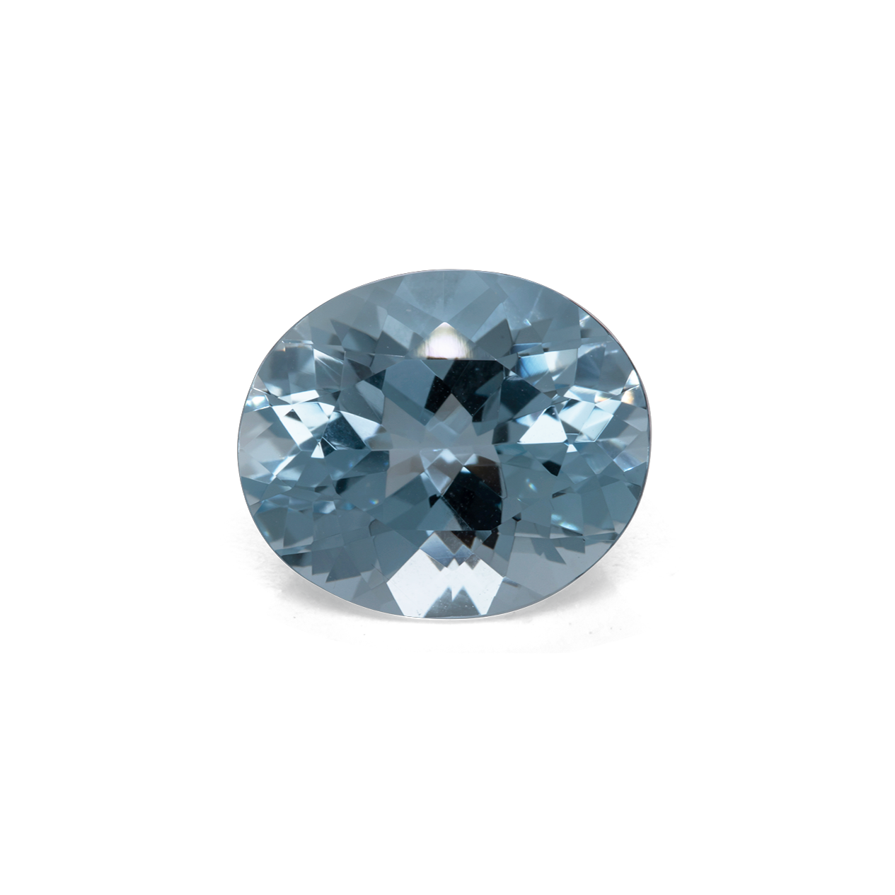 Aquamarine - A, oval, 13x11 mm, 5.52 cts, No. A99010