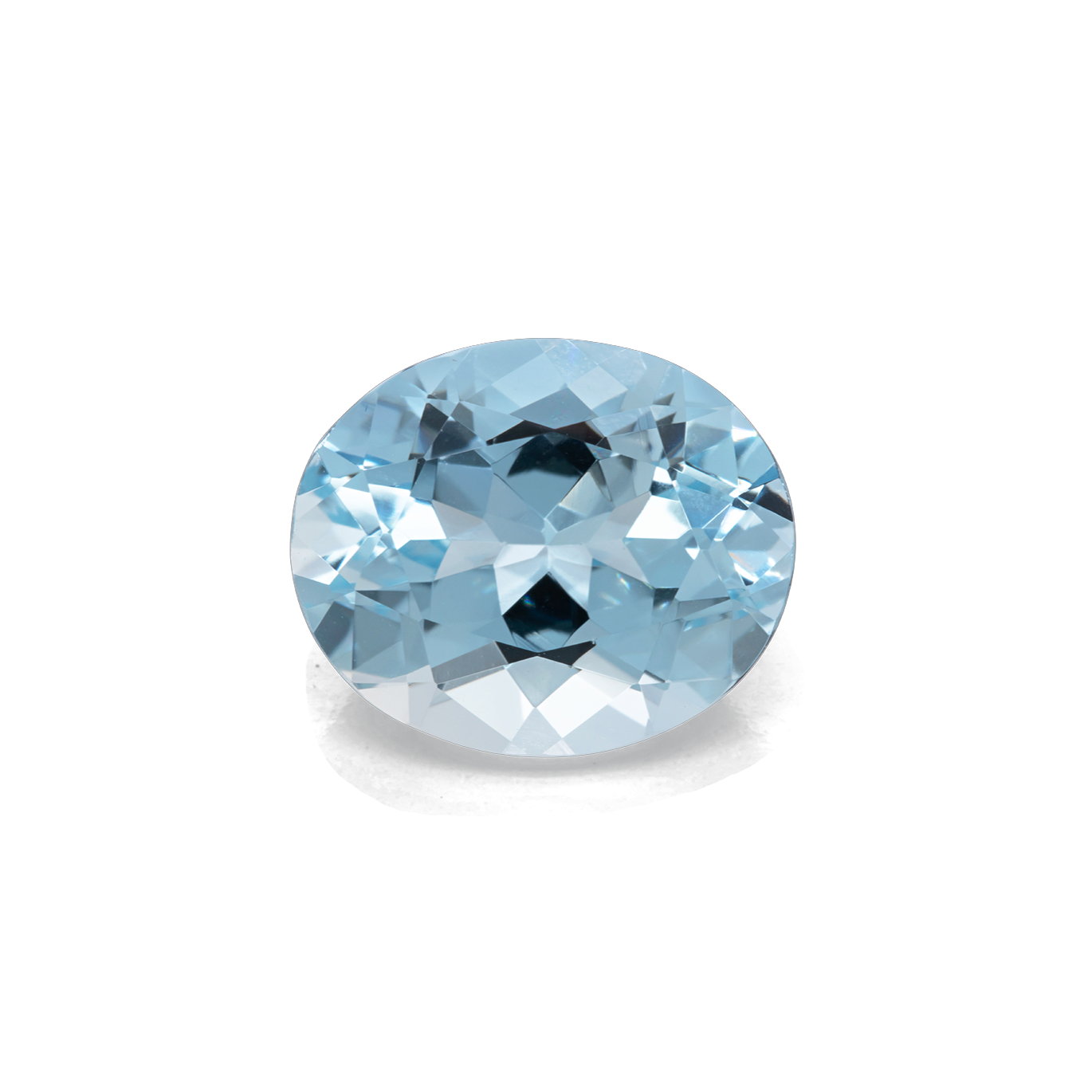 Aquamarine - AA, oval, 12x10 mm, 4.28 cts, No. A99026