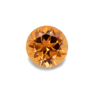 Mandarin Garnet - orange, round, 5x5 mm, 0.57-0.63 cts, No. MG80001