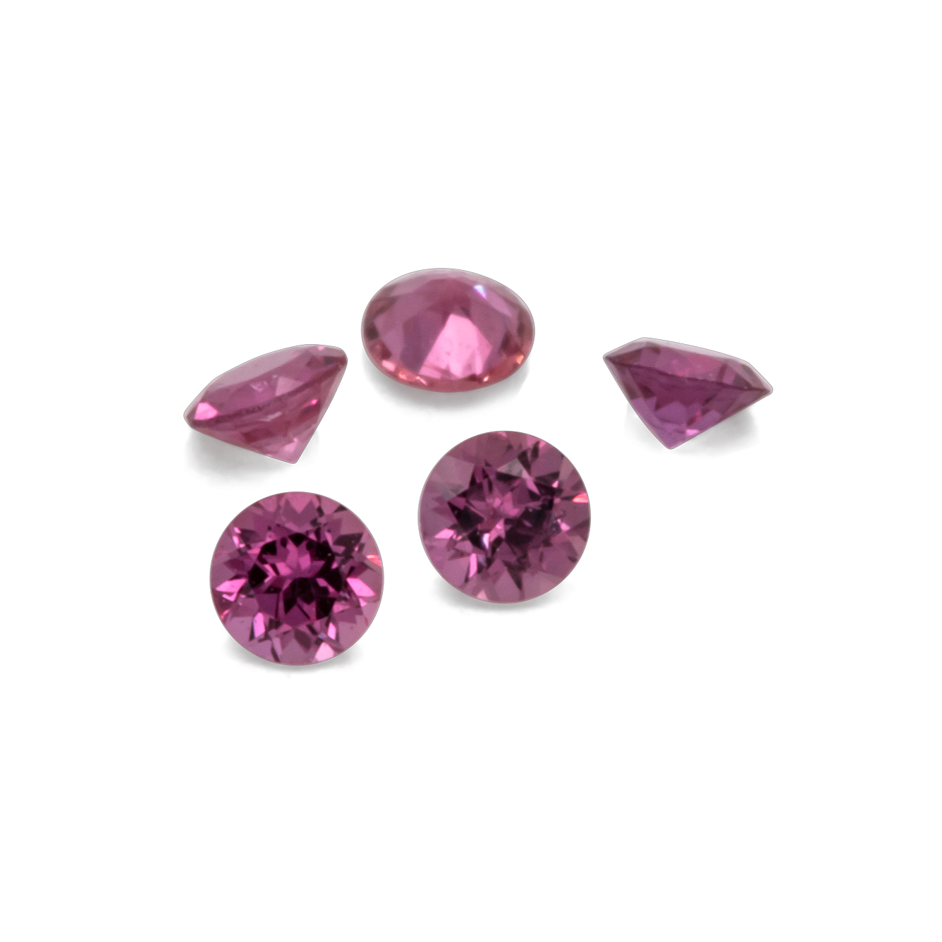 Saphir - pink, rund, 1.5x1.5 mm, 0.02 cts, Nr. XSR11170