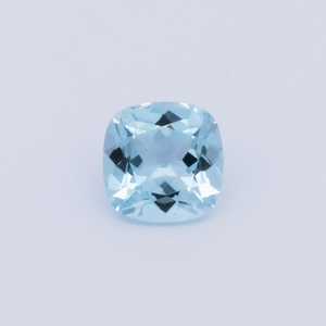 Aquamarin AA - blau, antik, 5x5 mm, 0.45 cts, Nr. A99087