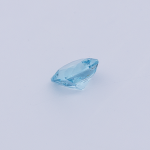 Aquamarin AA - blau, antik, 5x5 mm, 0.45 cts, Nr. A99087