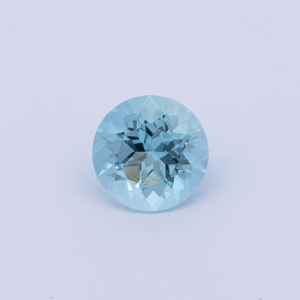 Aquamarin AA - blau, rund, 6x6 mm, 0.71 - 0.74 cts, Nr. A99104