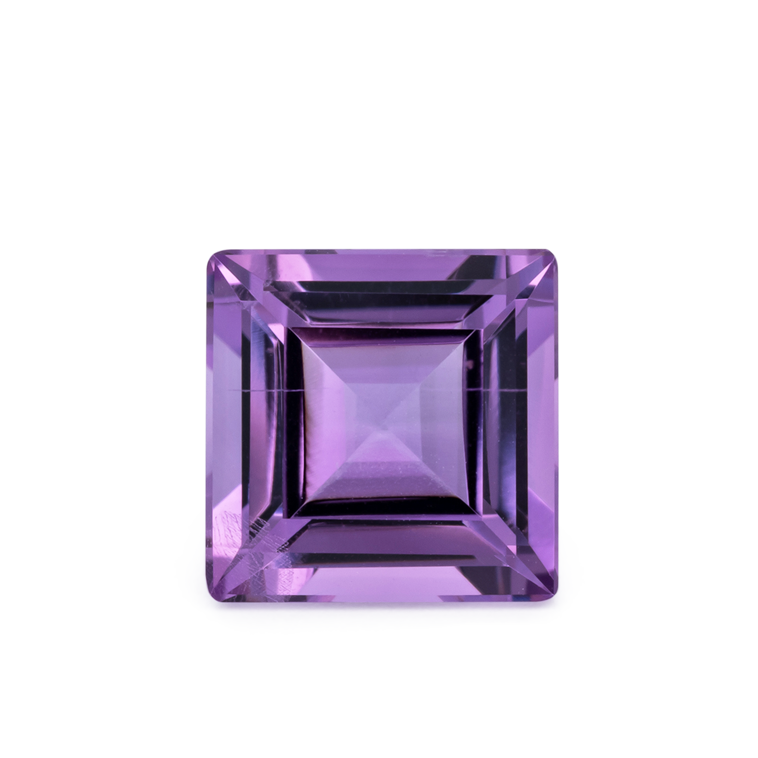 Amethyst - lila, rechteck, 10x10 mm, 3.94 cts, Nr. AMY79006