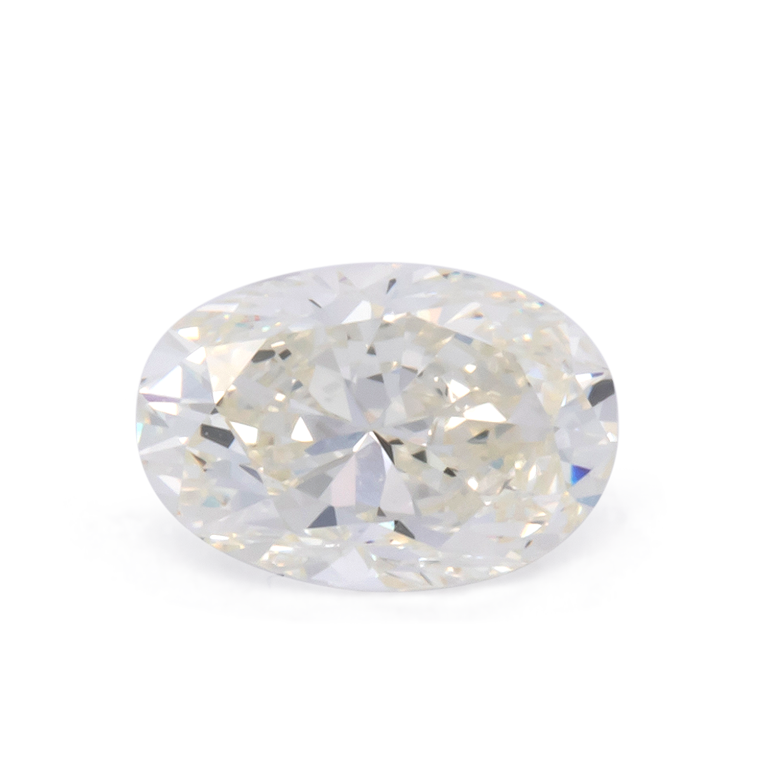 Diamant - getöntes weiß, oval, 7.02x4.78 mm, 0.77 cts, Nr. DT1010