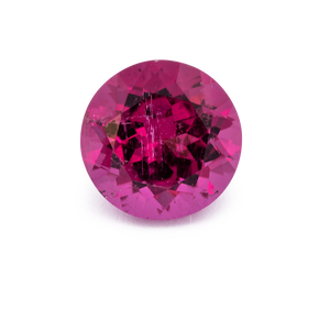 Turmalin - pink, rund, 7x7 mm, 1.35 cts, Nr. TR991163