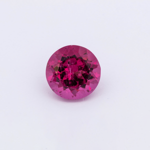 Turmalin - pink, rund, 7x7 mm, 1.35 cts, Nr. TR991163