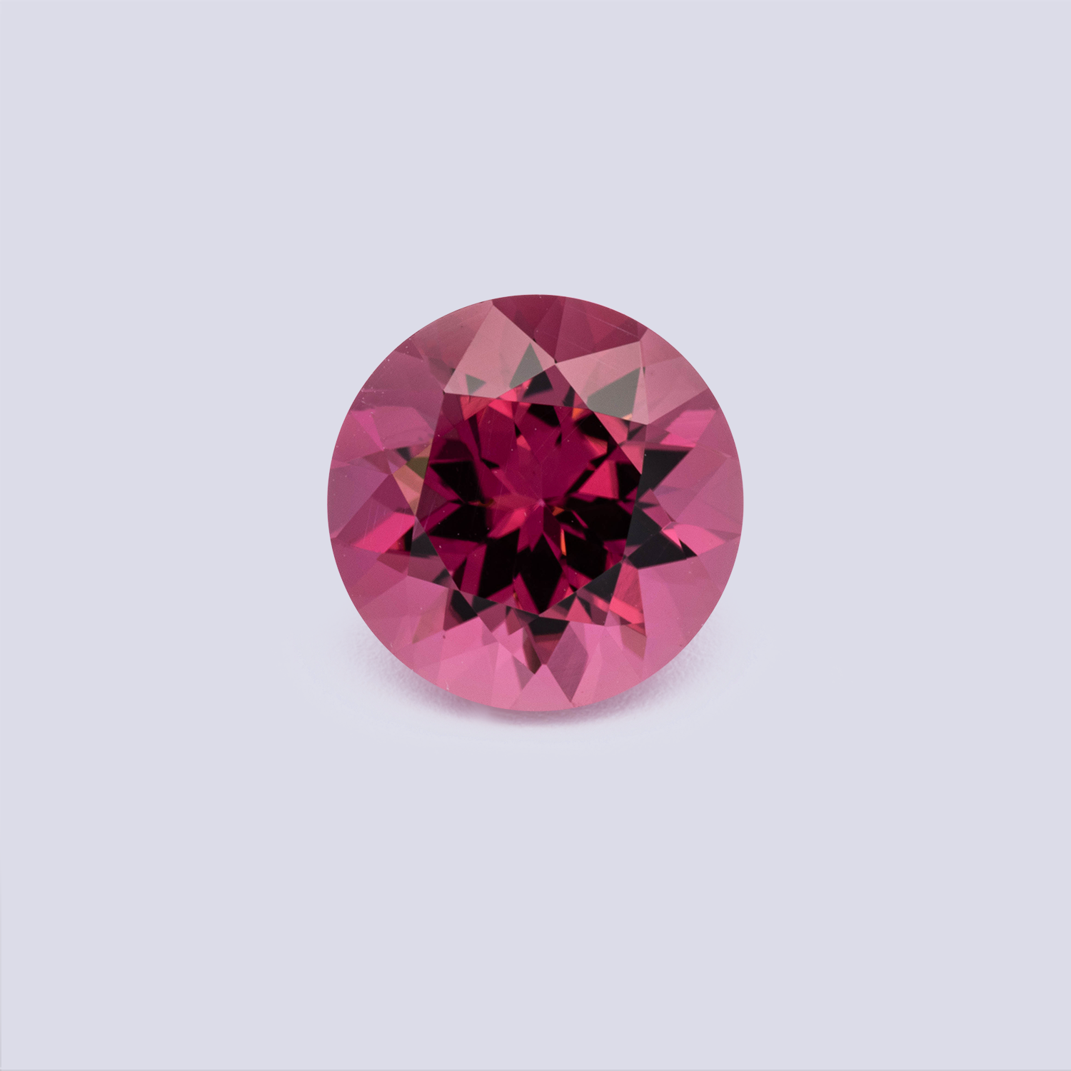 Turmalin - rot, rund, 8x8 mm, 1.84 cts, Nr. TR991166