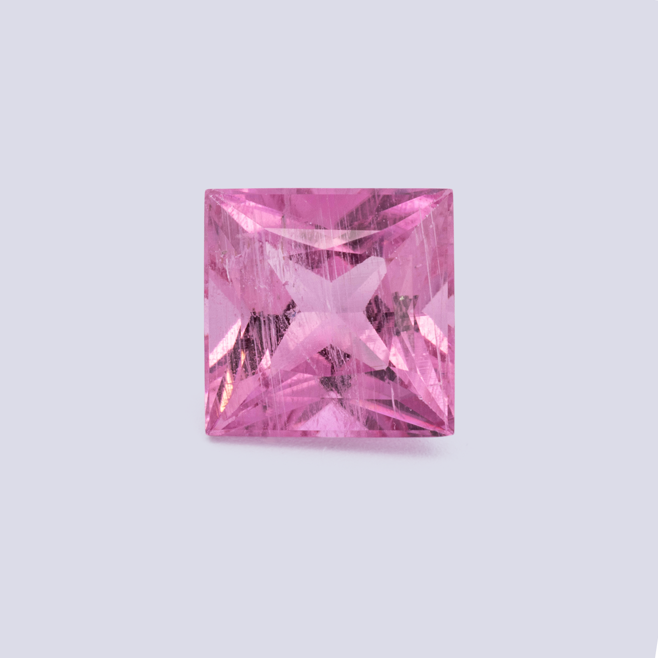 Turmalin - pink, rechteck, 7x7 mm, 1.54 cts, Nr. TR991167