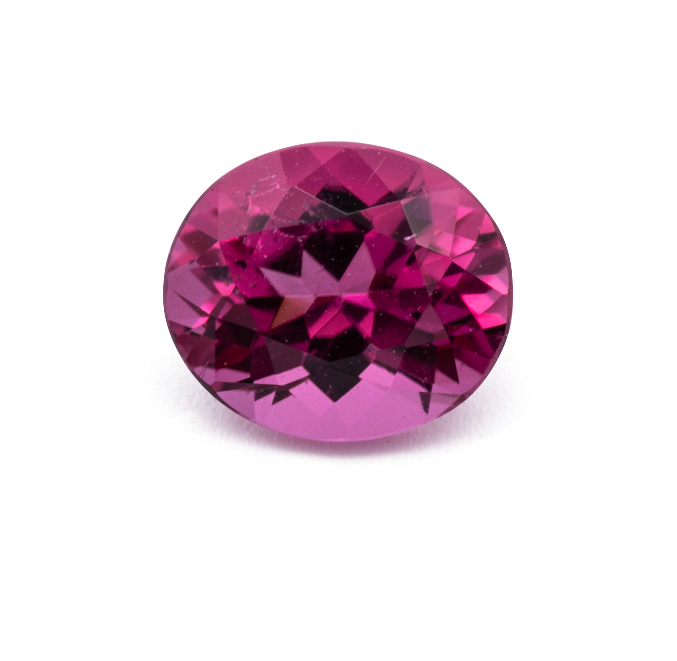 Turmalin - pink, oval, 7x6 mm, 1.05 cts, Nr. TR991180