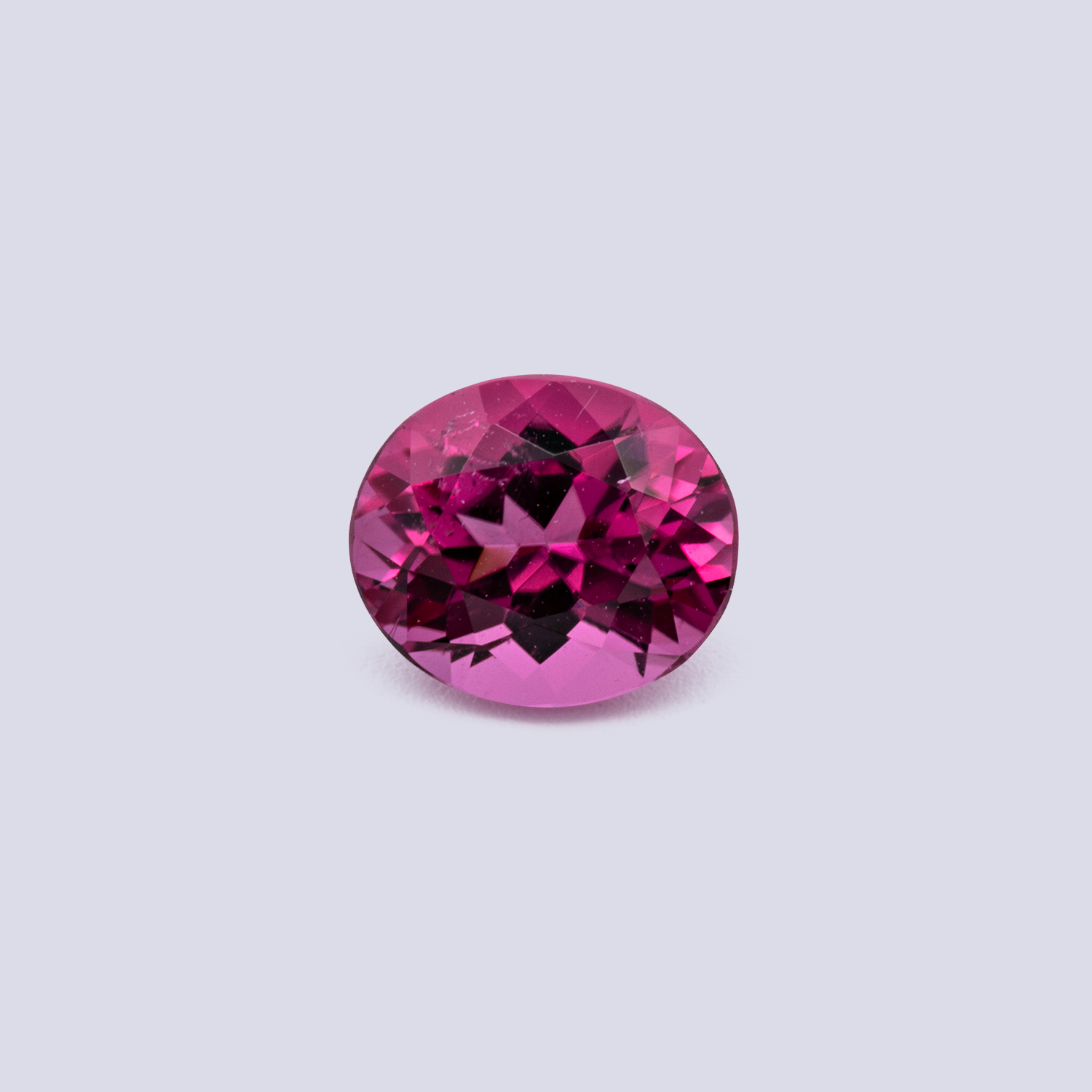 Turmalin - pink, oval, 7x6 mm, 1.05 cts, Nr. TR991180