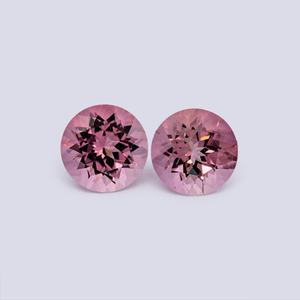 Turmalin - pink, rund, 6x6 mm, 1.68 cts, Nr. TR991183