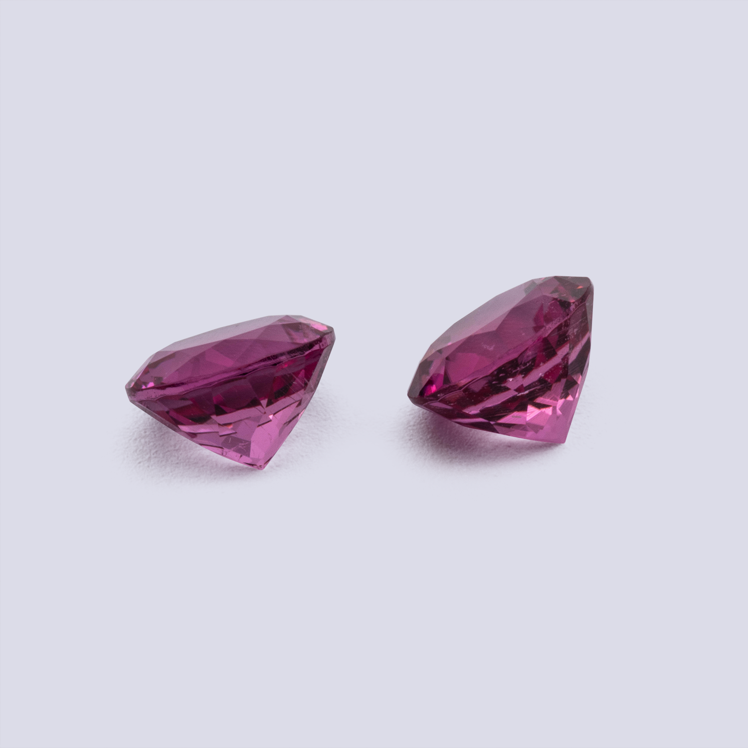 Turmalin Paar - pink, rund, 6x6 mm, 1.77 cts, Nr. TR991185