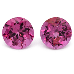 Spinell  Paar - pink, rund, 4.5x4.5 mm, 0.88 cts, Nr. SP90133