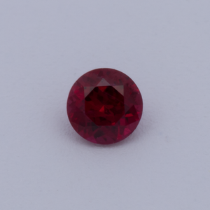 Rubin - rot, rund, 2.5x2.5 mm, 0.09 cts, Nr. RY10005