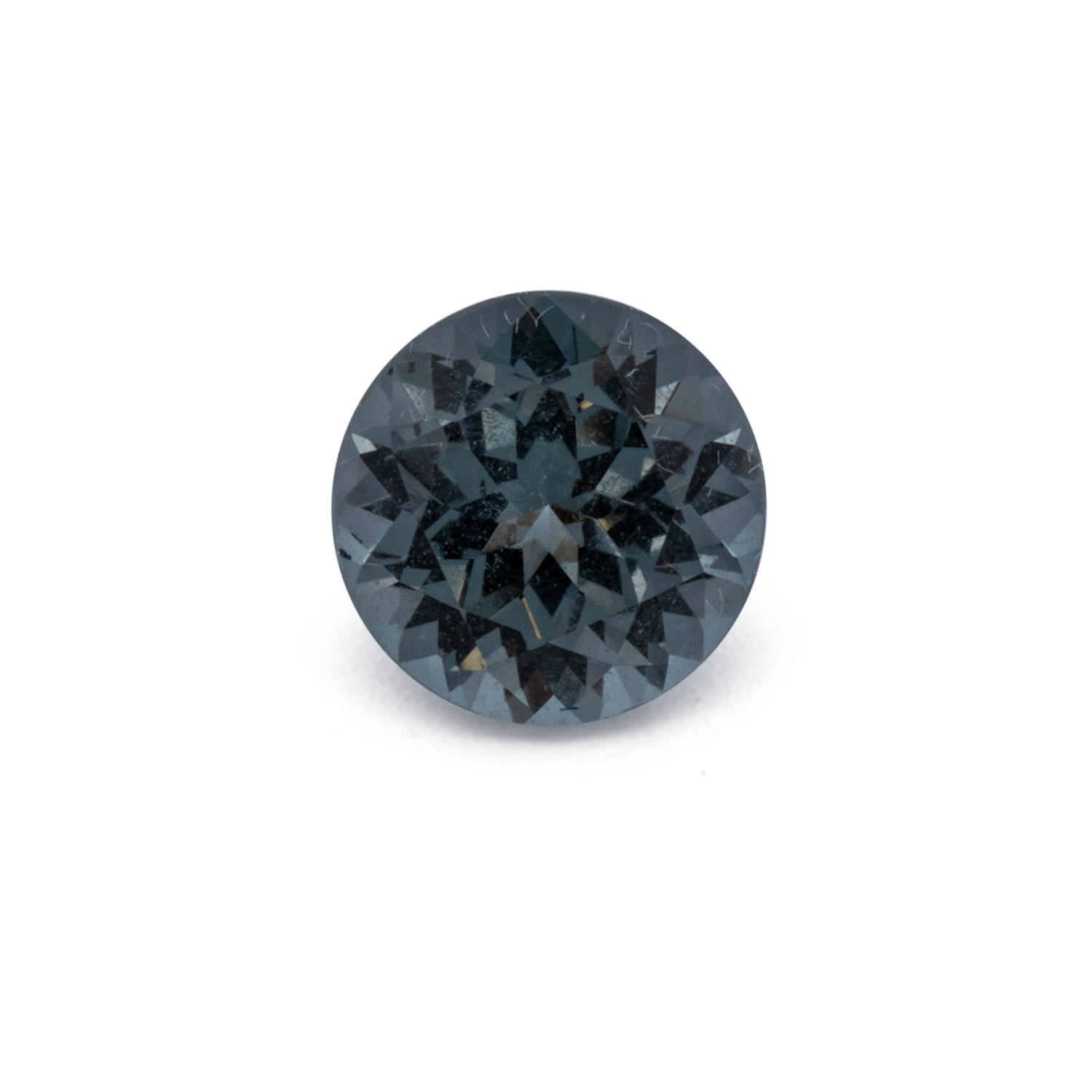 Spinell - grau, rund, 5.5x5.5 mm, 0.77 cts, Nr. SP90147